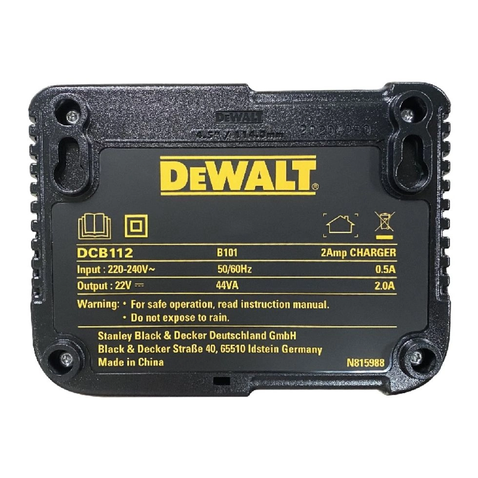 Dewalt battery charger manual dcb112 2025