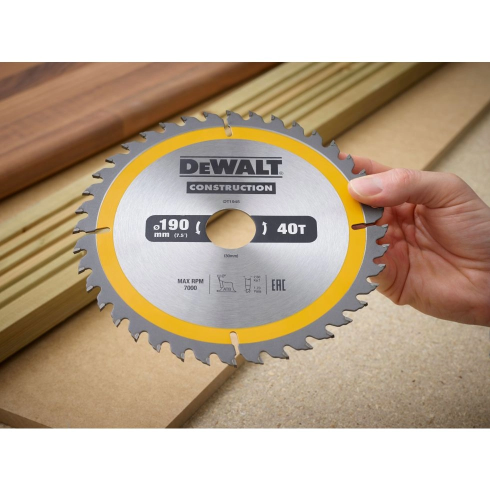 Dewalt 40t blade top