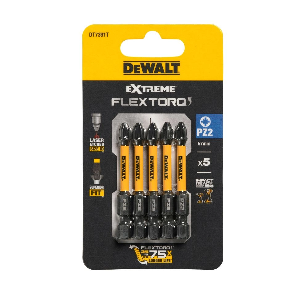 DEWALT DT7391T QZ PZ2 57 HEX 5 DT7391T QZ 7391 DeWALT