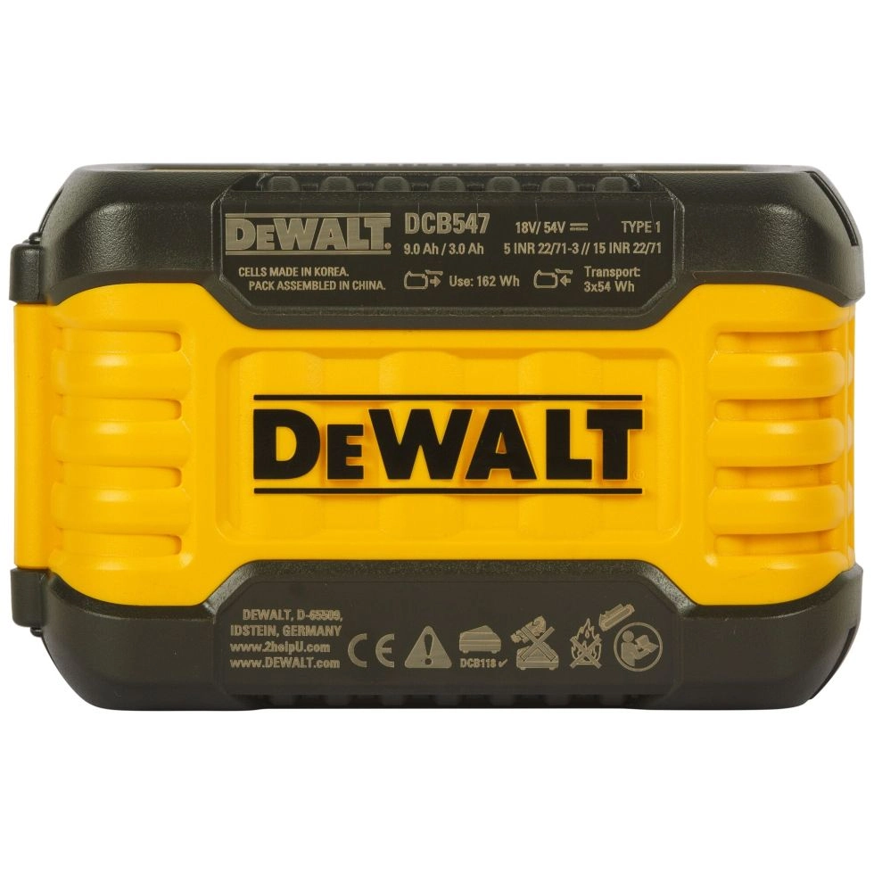 DEWALT DCB547 Li Ion 18 54 9 1 DCB547 XJ