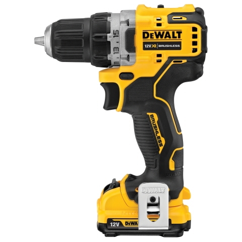 Аккумуляторная безударная дрель-шуруповерт DEWALT DCD701D2, 12 В, 1500 об/мин, с 2 АКБ 2 Ач и ЗУ, в кейсе