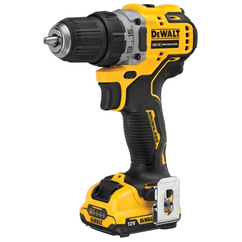 Аккумуляторная безударная дрель-шуруповерт DEWALT DCD701D2, 12 В, 1500 об/мин, с 2 АКБ 2 Ач и ЗУ, в кейсе