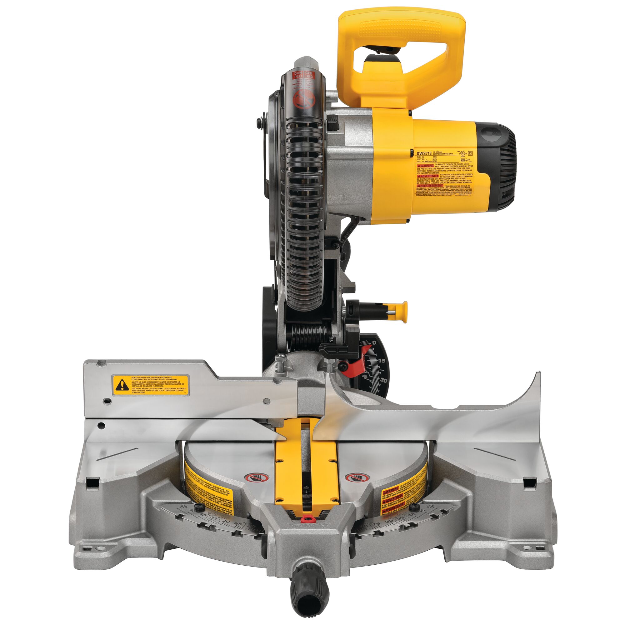 Торцовочная пила DEWALT DWS713, 1600 Вт, 254 мм, 5000 об/мин (DWS713-A9)