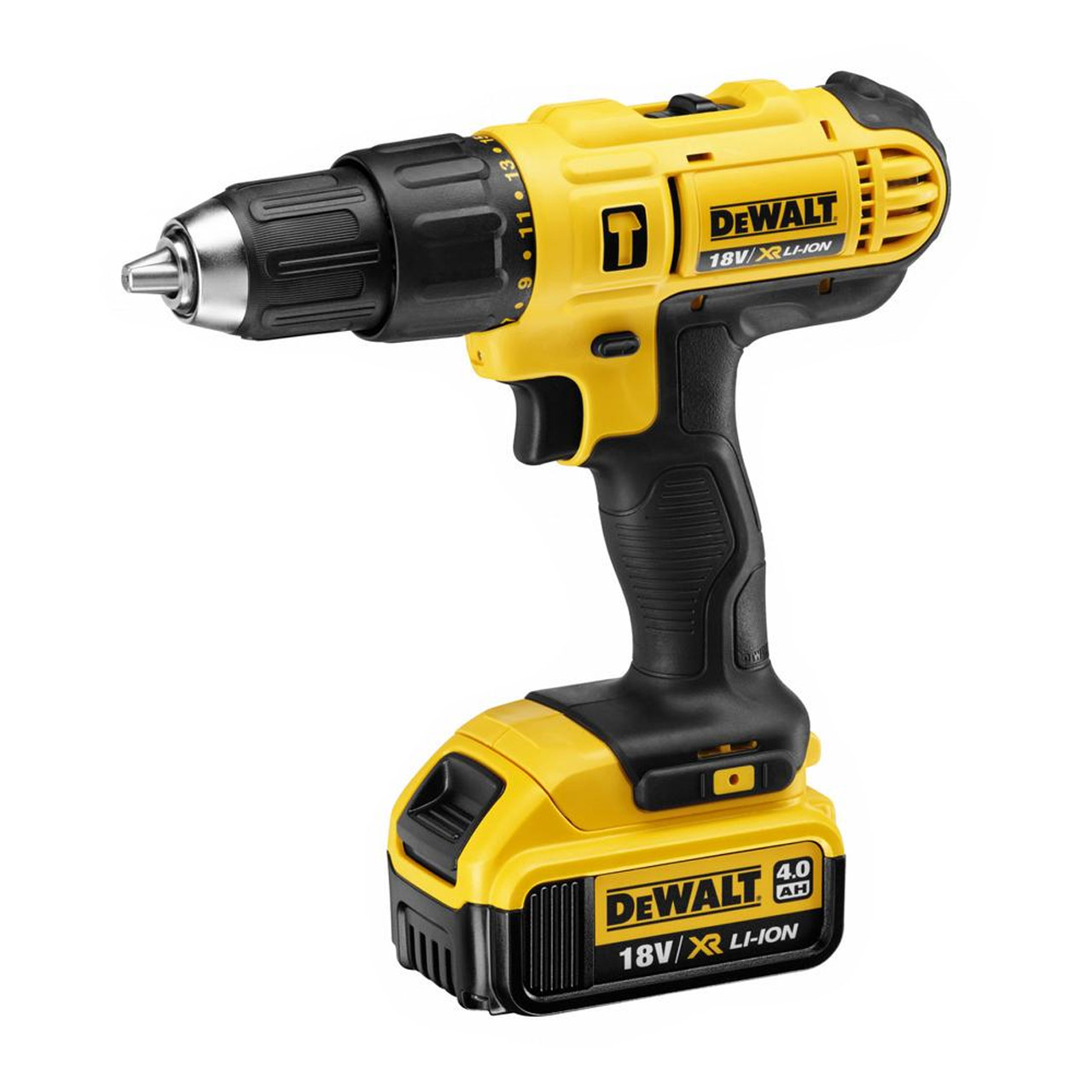 Аккумуляторная ударная дрель-шуруповерт 18В DEWALT DCD776D2, кейс, 18В XR, 2 АКБ 2 Ач