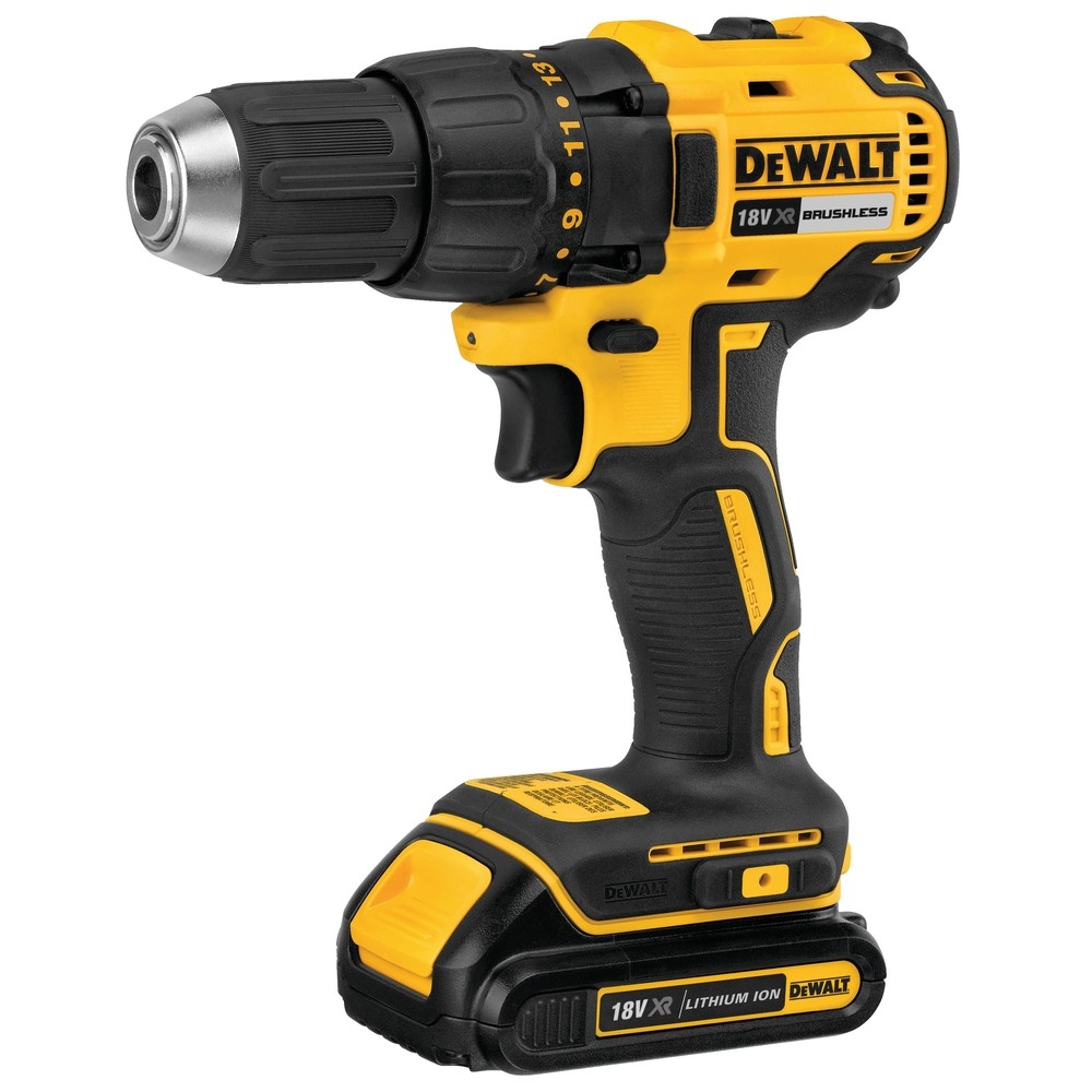 Аккумуляторная безударная бесщеточная дрель-шуруповерт DEWALT DCD777D2T, 18 В, XR