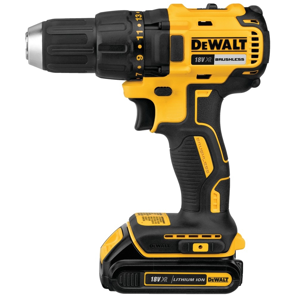 Аккумуляторная безударная бесщеточная дрель-шуруповерт DEWALT DCD777D2T, 18 В, XR