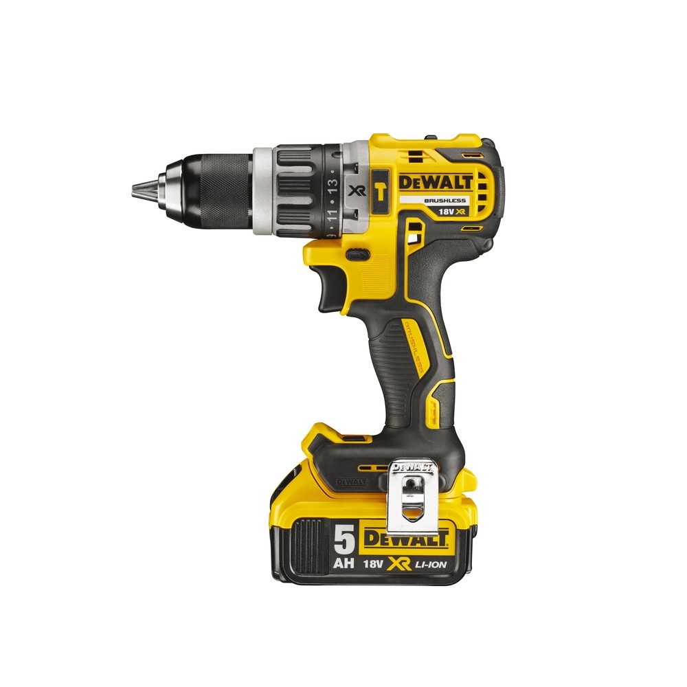 Аккумуляторная ударная дрель-шуруповерт DEWALT DCD796P2, 460 Вт, 18 В, XR