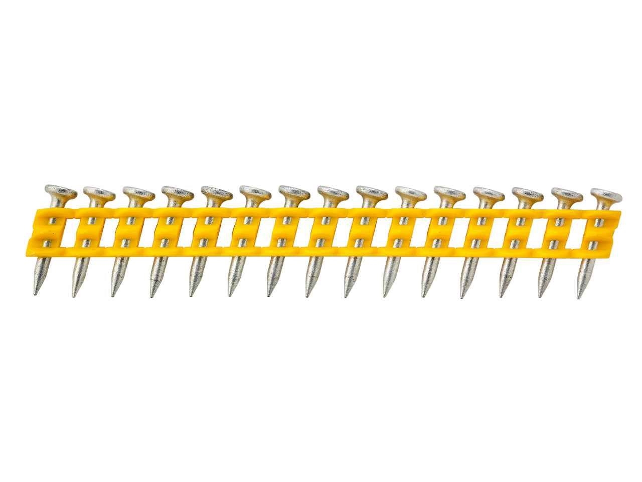 Гвозди DEWALT DCN8901020, для DCN890 по бетону, (Желтые) 2.6 x 20, оцинкованные