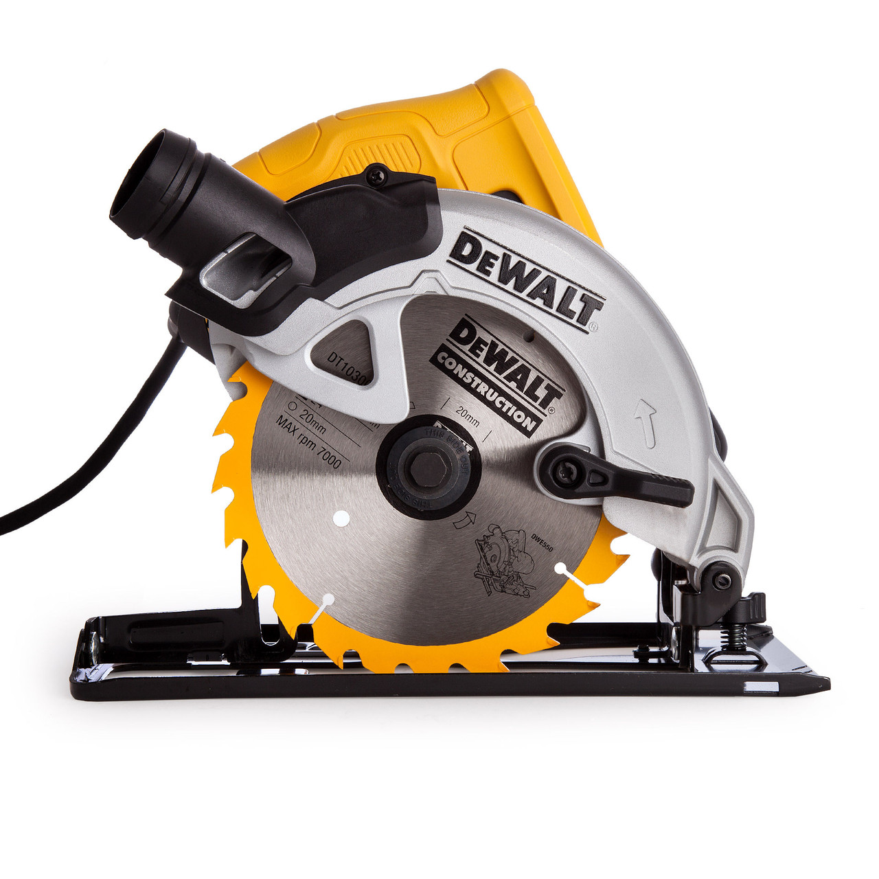 Дисковая пила DEWALT DWE550, 1200 Вт, 165 мм, 5500 об/мин (DWE550-QS)