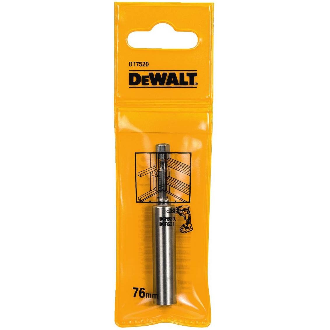 Магнитный держатель DEWALT DT7520 25 мм для DCF6201 990₽