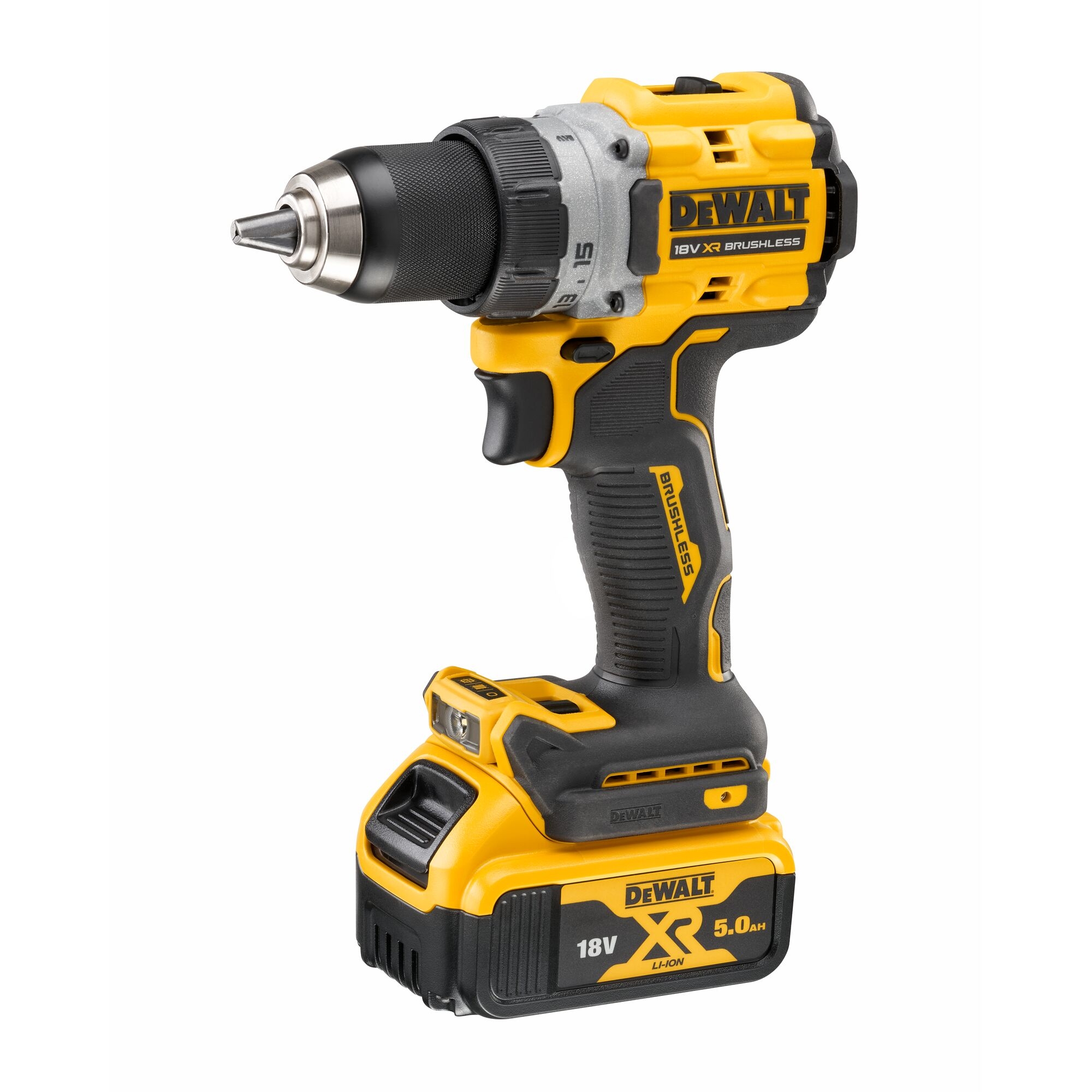 Аккумуляторная безударная бесщеточная дрель-шуруповерт DEWALT DCD800P2T, 18 В