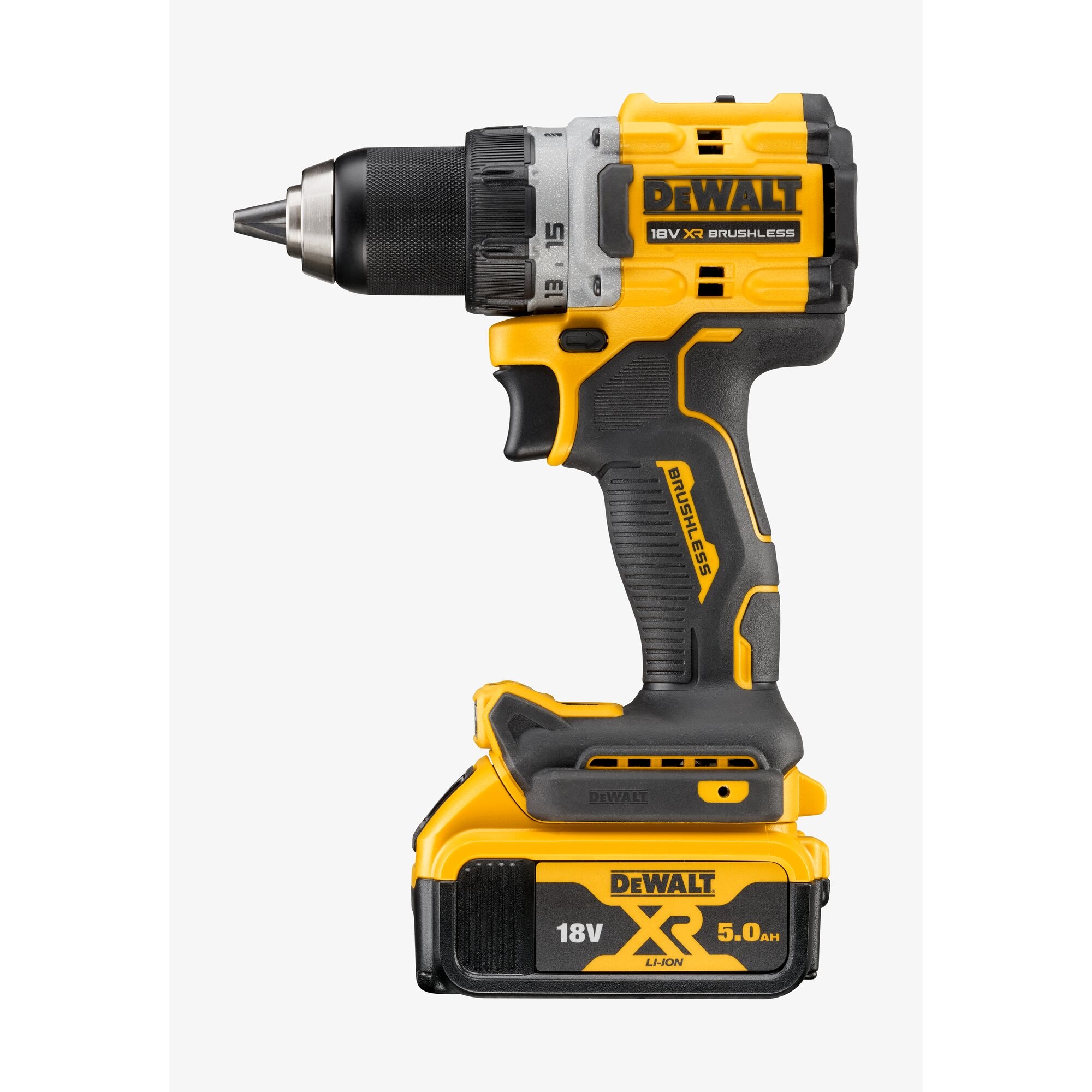 Аккумуляторная безударная бесщеточная дрель-шуруповерт DEWALT DCD800P2T, 18 В