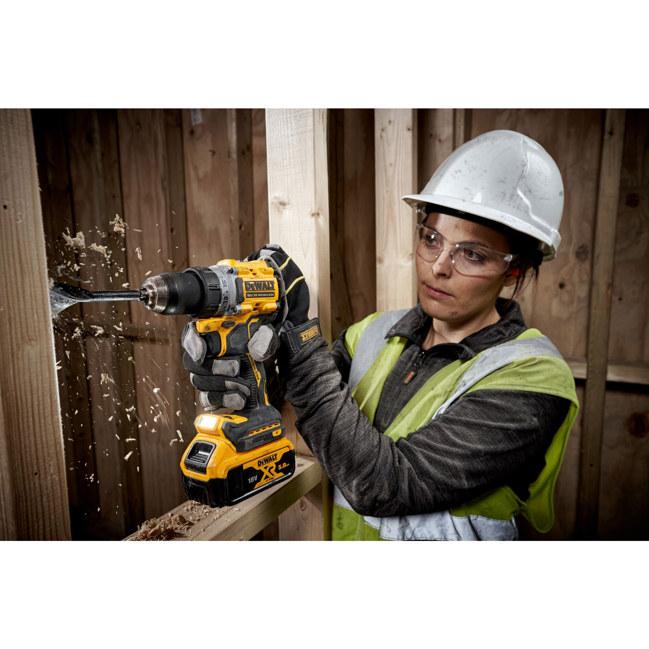 Аккумуляторная безударная бесщеточная дрель-шуруповерт DEWALT DCD800P2T, 18 В