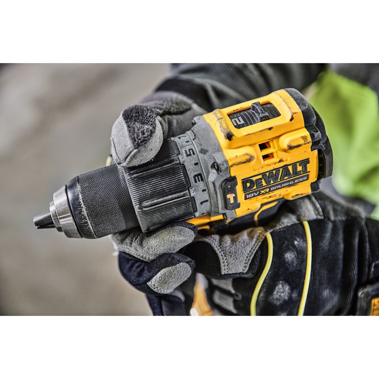 Аккумуляторная ударная бесщеточная дрель-шуруповерт DEWALT DCD805NT, 18 В, без аккумулятора и зу