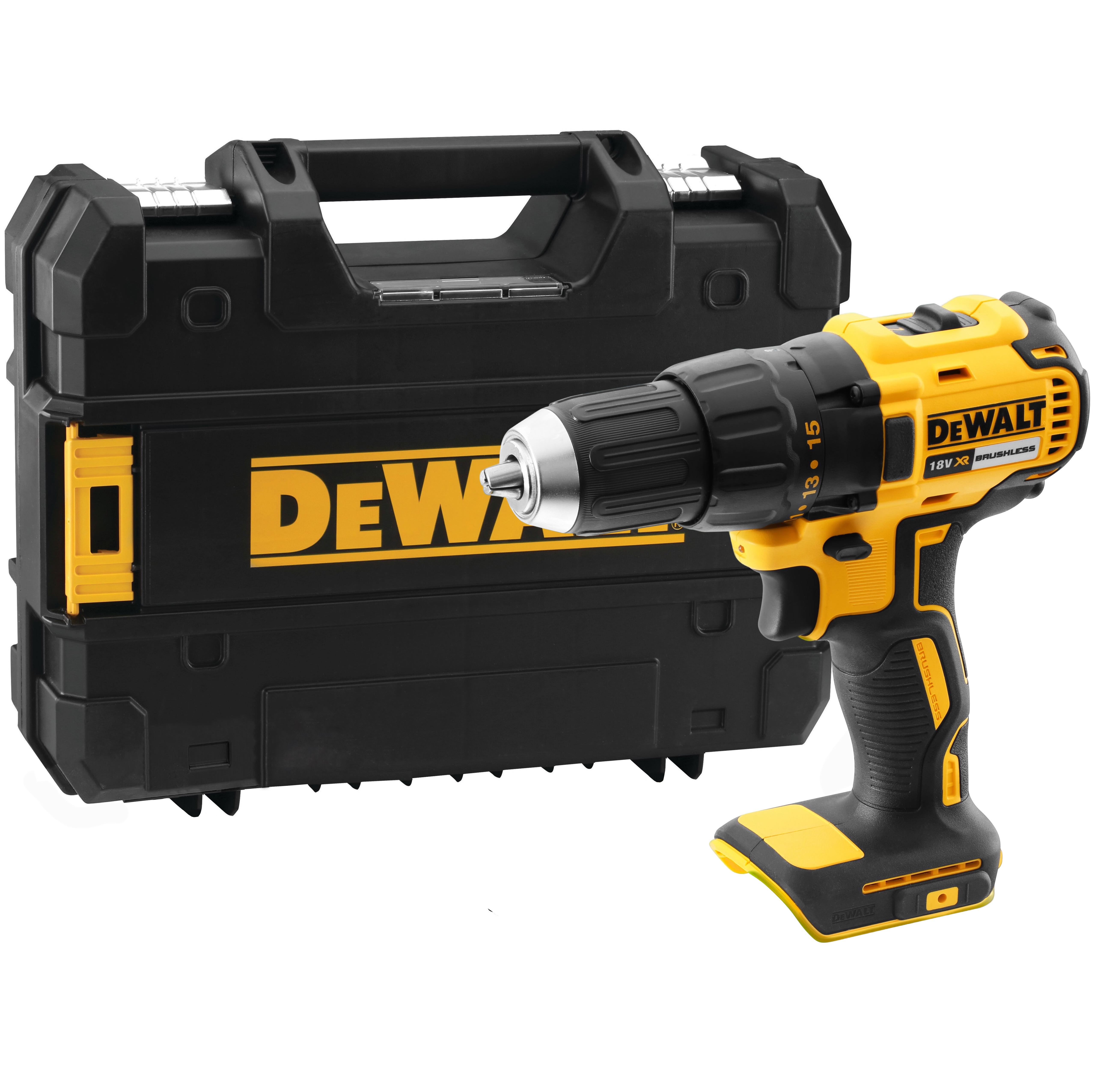 Аккумуляторная дрель-шуруповерт DEWALT DCD777NT, 18 В, 1750 об/мин, без АКБ и ЗУ, в кейсе TSTAK (DCD777NT-QW)