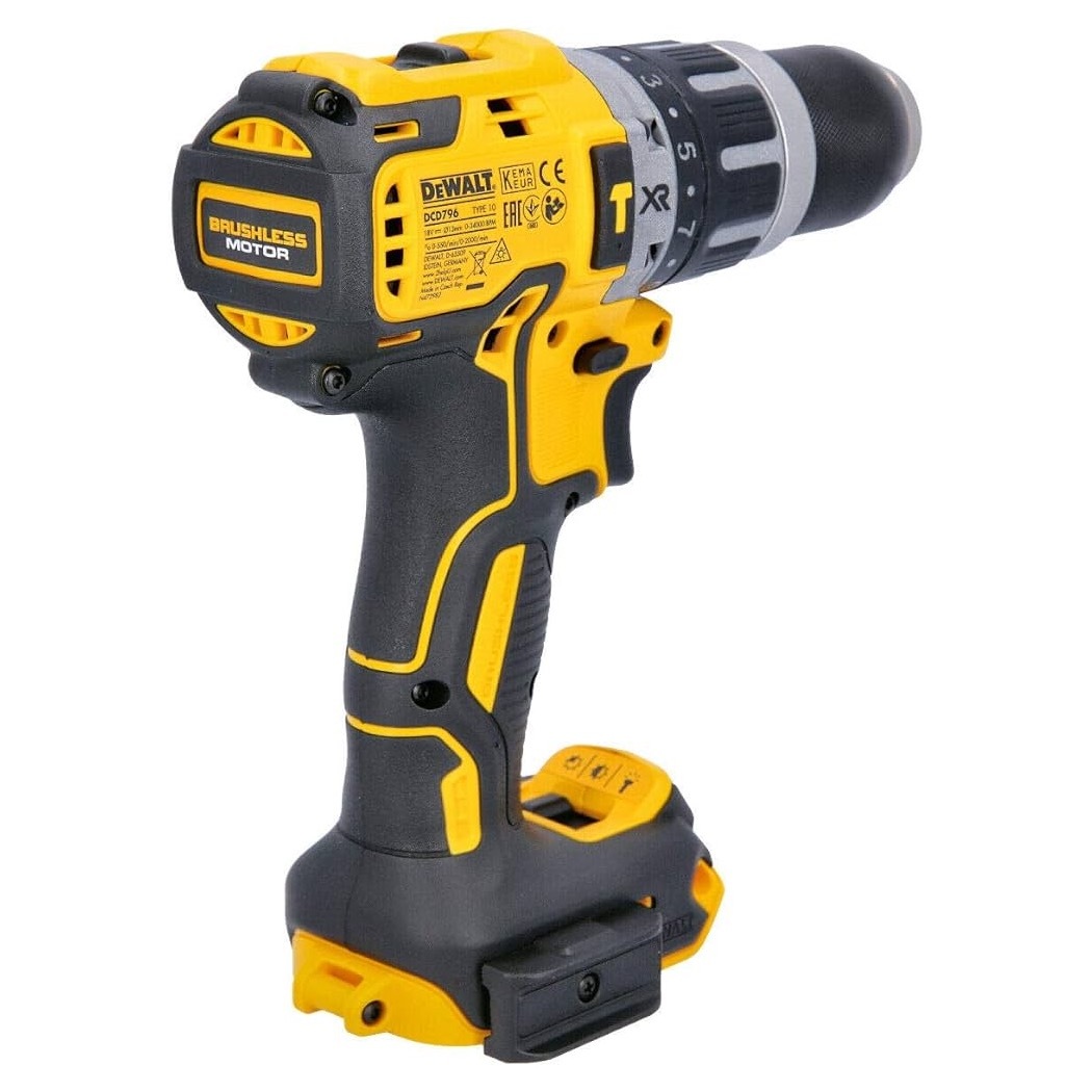 Аккумуляторная бесщеточная ударная дрель-шуруповерт DEWALT DCD796NT, 18 В, XR