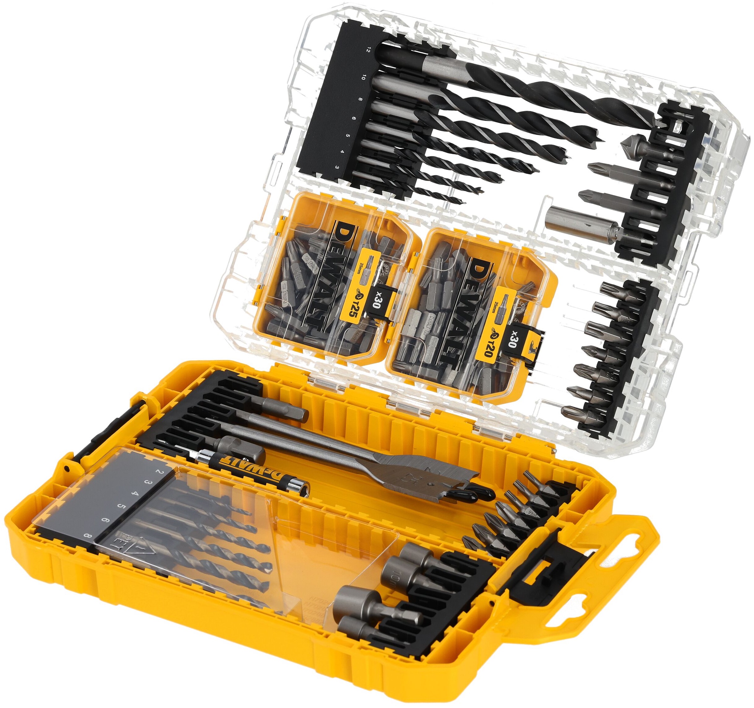 Комплект из 3 наборов оснастки DEWALT DT70785 3х100 шт в кейсе DT70785-QZ-3 12625₽