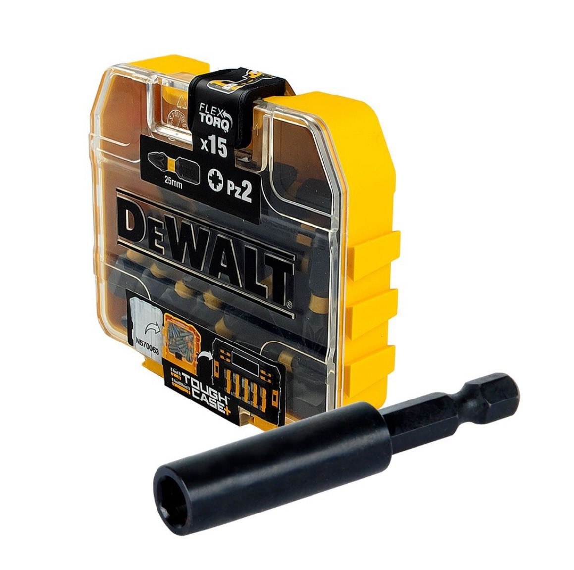 DEWALT DT70618T EXTREME IMPACT TOUGHCASE PZ2 X 25 15 70618 DeWALT