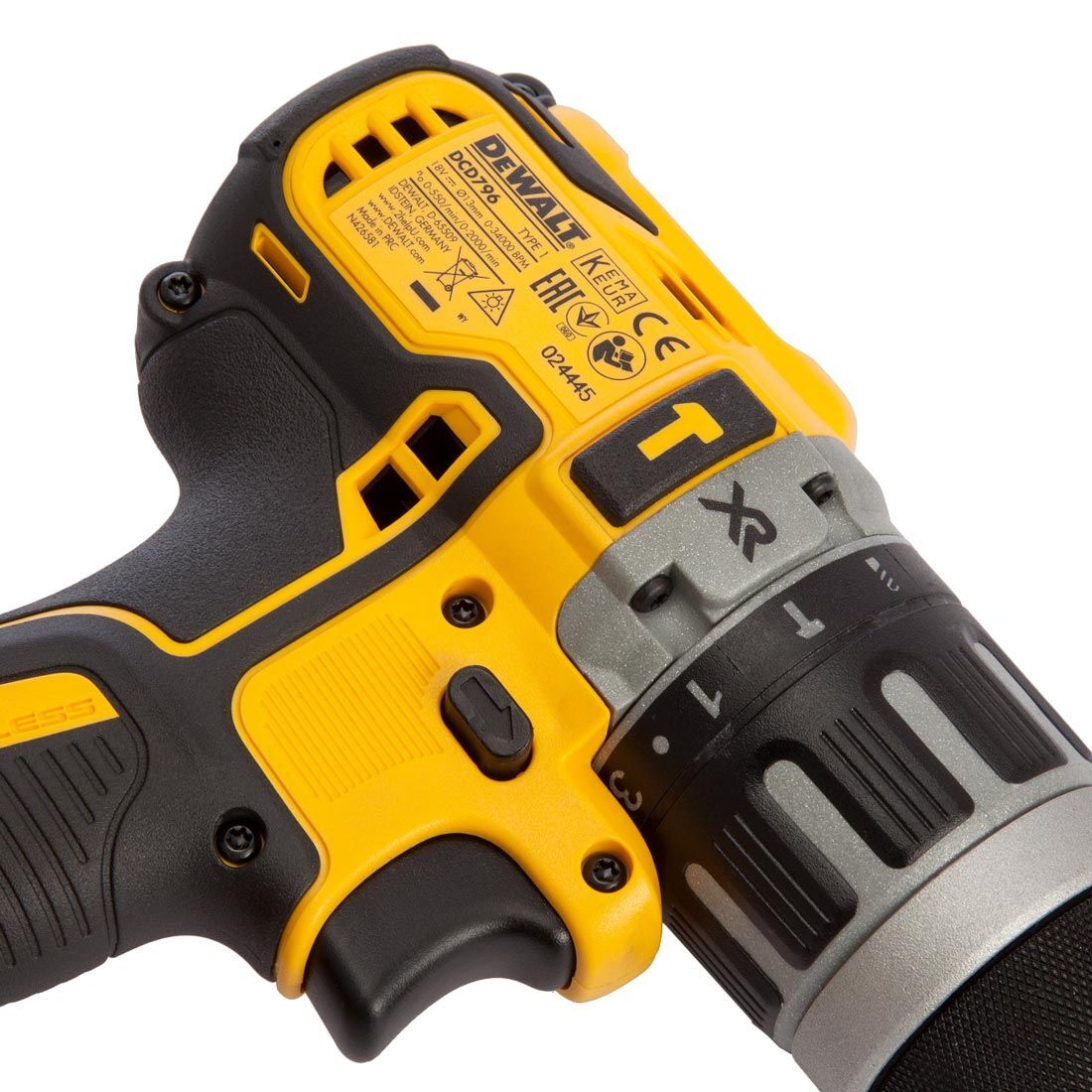 Аккумуляторная бесщеточная ударная дрель-шуруповерт DEWALT DCD796NT, 18 В, XR