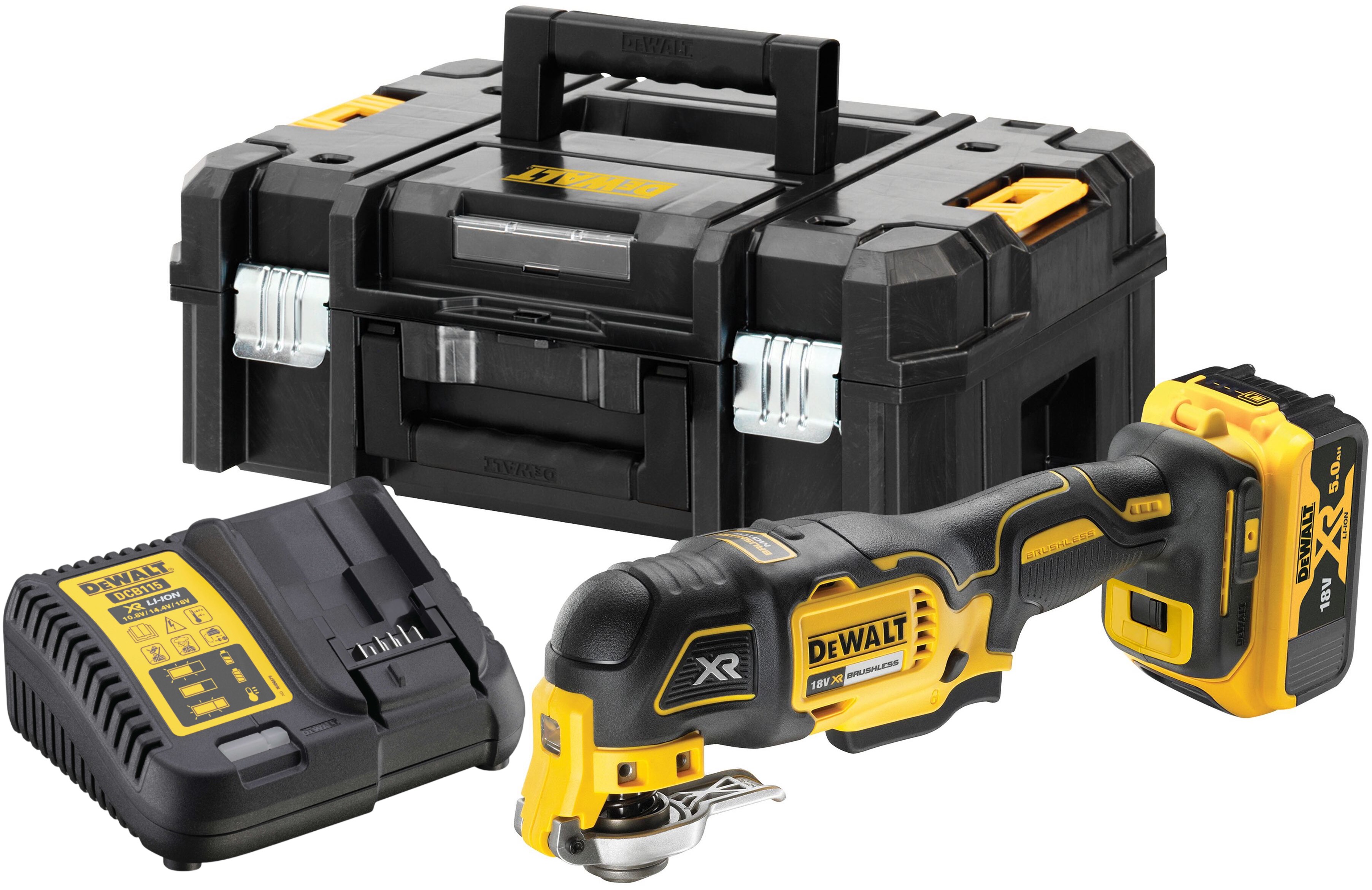 Аккумуляторный реноватор DEWALT DCS356P1 18 В 20000 колмин с АКБ 5 Ач и ЗУ в кейсе TSTAK DCS356P1-QW 45210₽