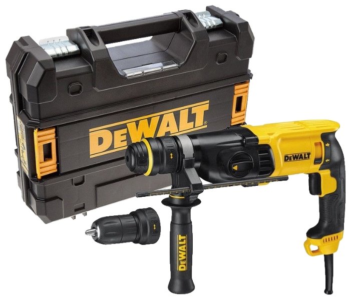 Перфоратор DEWALT D25144K SDS-plus, кейс, 900 Вт